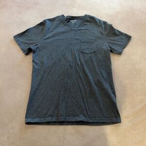Amazon Dark Gray V-neck Tee • size medium